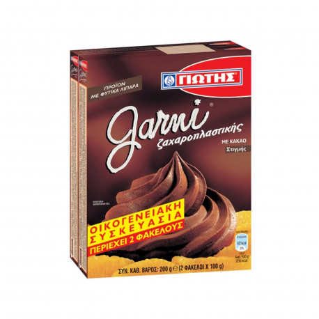 Γιώτης μείγμα κρέμα στιγμής σαντιγύ garni σοκολάτα (2x100g)