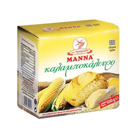 Μάννα αλεύρι καλαμποκιού χωριάτικο ψωμί & καλαμποκόπιτα (500g)