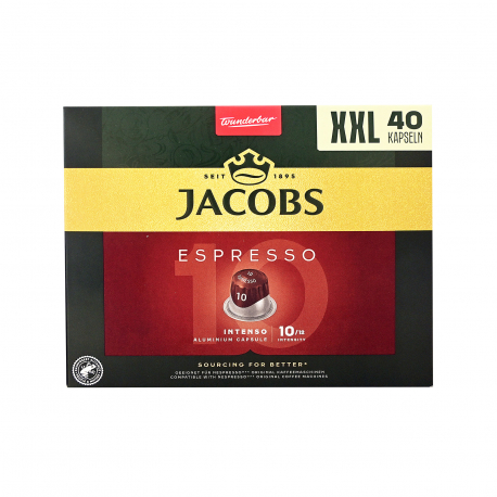 Jacobs καφές espresso σε κάψουλες intenso (40τεμ.)