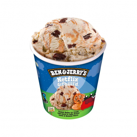 Ben & Jerry's παγωτό οικογενειακό netflix & chilll'd (0.405kg)