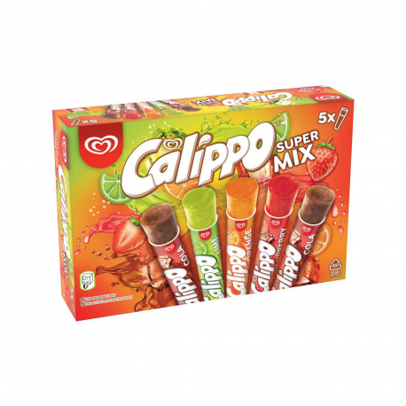Calippo παγωτό πολυσυσκευασία supermix (5x0.105kg)
