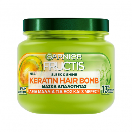 Fructis μάσκα μαλλιών keratin hair bomb (320ml)