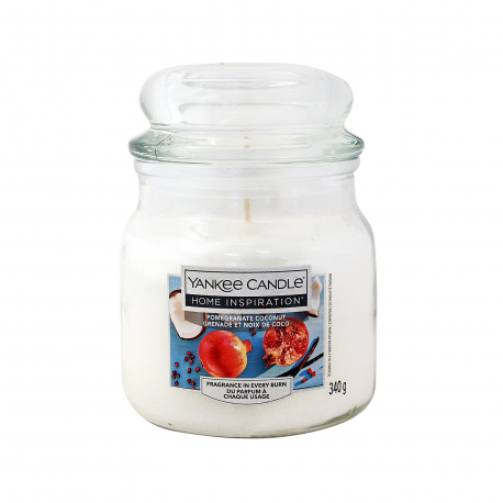 Yankee candles κερί αρωματικό pomegranate coconut (340g)