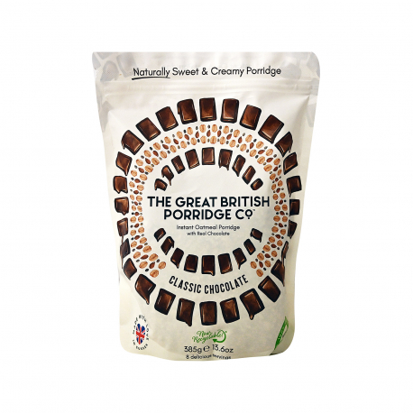 The great british porridge co βρώμη classic chocolate - νέο προϊόν (385g)