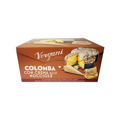 Vergani κέικ colomba crema nocciole (850g)