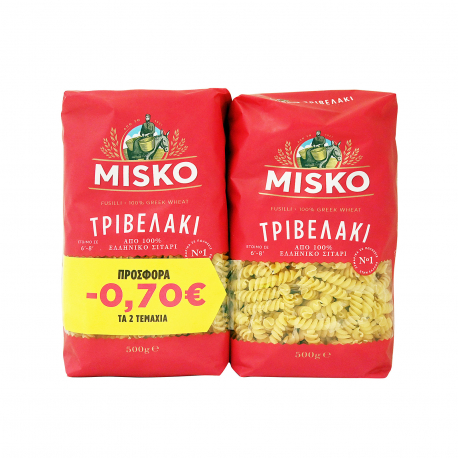 Misko πάστα ζυμαρικών τριβελάκι (500g) (-0.7€)