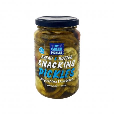 My greek pickles πίκλες αγγουράκι γλυκόξινο - νέο προϊόν (185g)