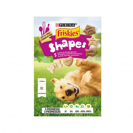 Friskies τροφή σκύλου συμπληρωματική shapes 6 νόστιμες ποικιλίες (400g)