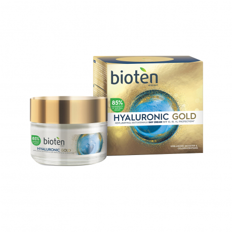 Bioten κρέμα ημέρας προσώπου hyaluronic gold κρέμα (50ml)