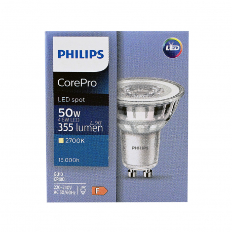 Philips λάμπα led για σποτ 4,6W