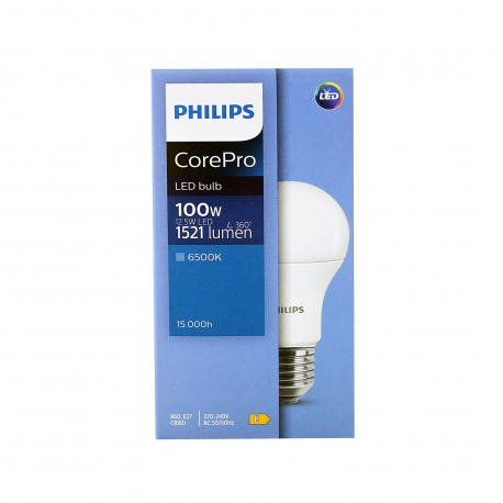 Philips λάμπα led βιδωτή/ λευκή 12,5W