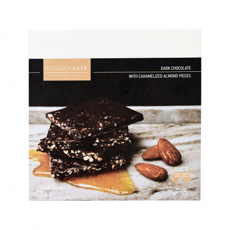 Cioccolarte σοκολάτα υγείας καραμελωμένα αμύγδαλα - νέο προϊόν (90g)