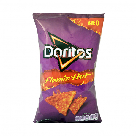 Doritos σνακ καλαμποκιού flamin' hot τσίλι - νέο προϊόν (75g)