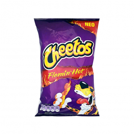 Cheetos σνακ καλαμποκιού flamin' hot - νέο προϊόν (80g)