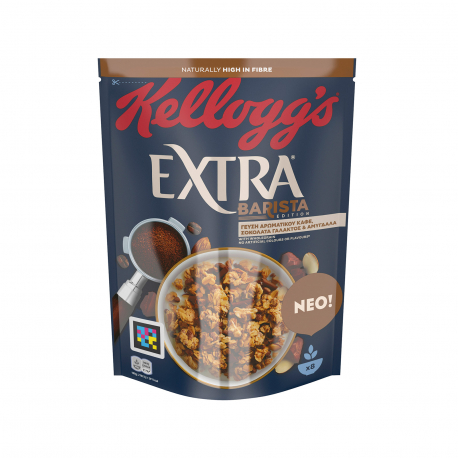Kellogg's δημητριακά extra barista chocolate mocha (400g)