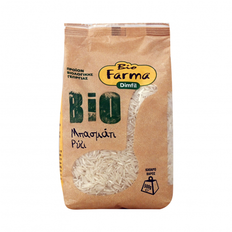 Bio farma dimfil ρύζι basmati - βιολογικό, νέο προϊόν (500g)