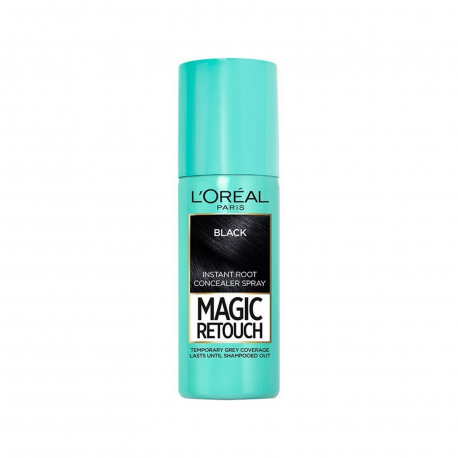 L'oreal βαφή μαλλιών σε spray magic retouch black κατάλληλο για ρίζα μαλλιών (75ml)