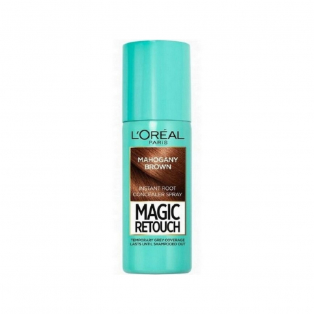 L'oreal βαφή μαλλιών σε spray magic retouch mahogany brown κατάλληλο για ρίζα μαλλιών (75ml)