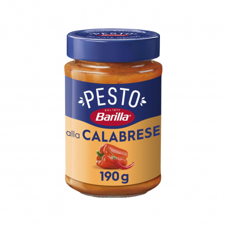 Barilla σάλτσα έτοιμη alla calabrese πέστο,τυρί ρικότα & πιπεριές - χωρίς γλουτένη (190g)