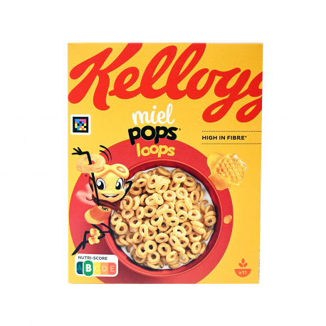 Kellogg's δημητριακά miel pops loops - vegetarian (330g)
