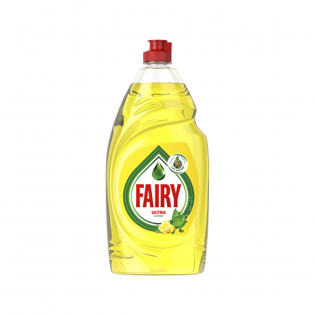 Fairy υγρό πιάτων για πλύσιμο στο χέρι ultra lemon (900ml)