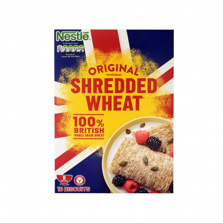 Nestle δημητριακά σίτου ολικής άλεσης shredded wheat (16τεμ.)