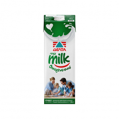 Δέλτα γάλα αγελάδος υψηλής παστερίωσης milk 1,5% λιπαρά (1.5lt)