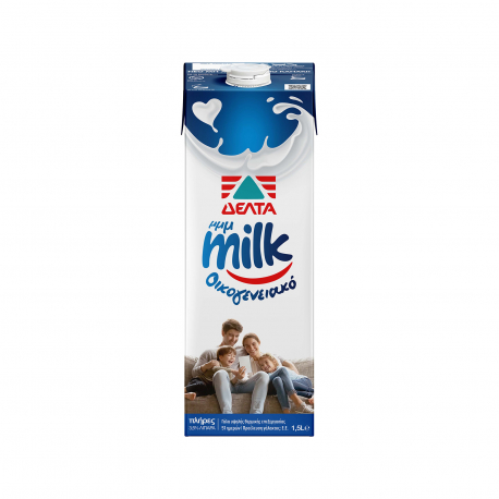 Δέλτα γάλα αγελάδος υψηλής παστερίωσης milk πλήρες (1.5lt)