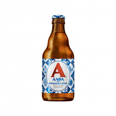 Άλφα μπίρα με θαλασσινό αλάτι - νέο προϊόν (330ml)