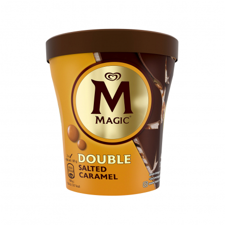 Magic παγωτό οικογενειακό double salted caramel (0.31kg)