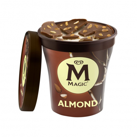 Magic παγωτό οικογενειακό almond - χωρίς γλουτένη (0.297kg)