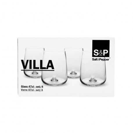 Salt & Pepper ποτήρια 890025C - villa (4τεμ.)