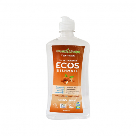 Ecos υγρό πιάτων για πλύσιμο στο χέρι αμύγδαλο - οικολογικά, νέο προϊόν