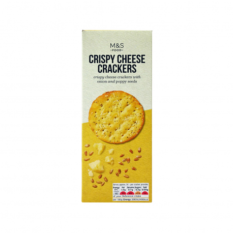 M&S food κράκερ crispy cheese (150g)