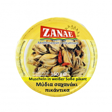 Ζαναέ μύδια σαγανάκι πικάντικα - νέο προϊόν (160g)