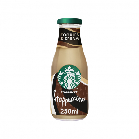 Starbucks ρόφημα γάλακτος με καφέ frappuccino cookies & cream (250ml)