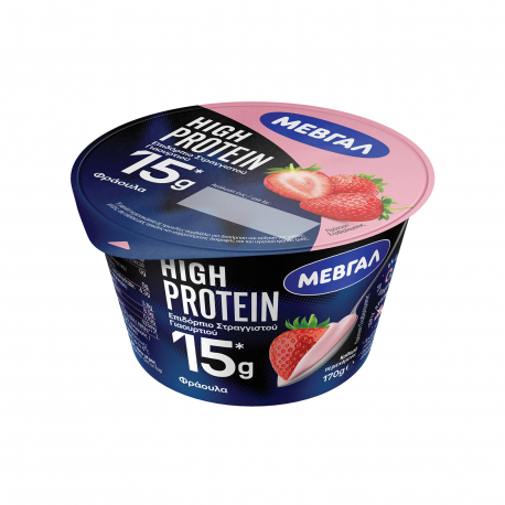 Μεβγάλ επιδόρπιο γιαουρτιού στραγγιστό high protein φράουλα - νέο προϊόν (170g)