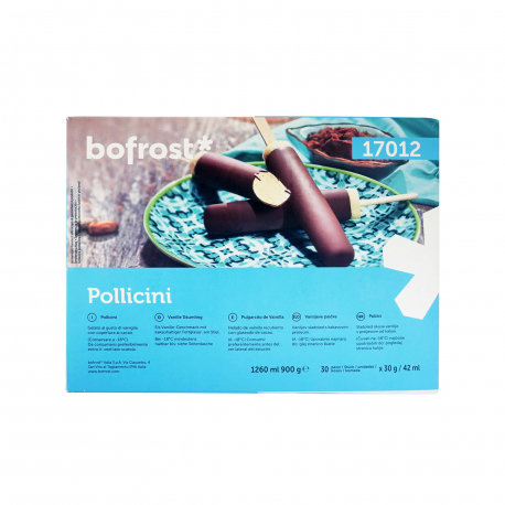 Bofrost παγωτό πολυσυσκευασία pollicini παγωτοδαχτυλάκια - νέο προϊόν (30x30g)