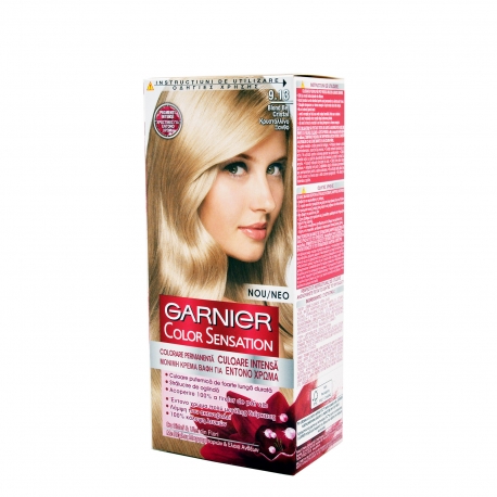 Garnier βαφή μαλλιών color sensation κρυστάλλινο ξανθό Nο. 9.13 (110ml)