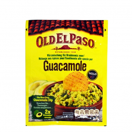 Old el paso μείγμα καρυκευμάτων guacamole για σάλτσα γουακαμόλε - vegetarian (20g)