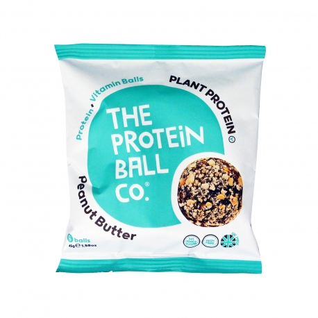 The protein ball co σνακ μπαλίτσες peanut butter - χωρίς γλουτένη, χωρίς προσθήκη ζάχαρης, vegan, προϊόντα που μας ξεχωρίζουν (45g)