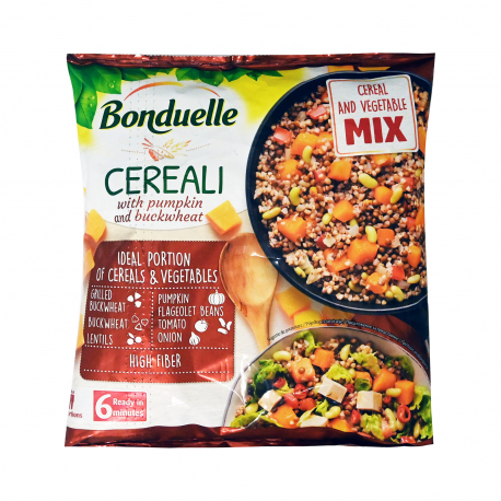 Bonduelle μίγμα κατεψυγμένων δημητριακών & λαχανικών cereali δημητριακά με κολοκύθα & φαγόπυρο φαγητά κατεψυγμένα (400g)