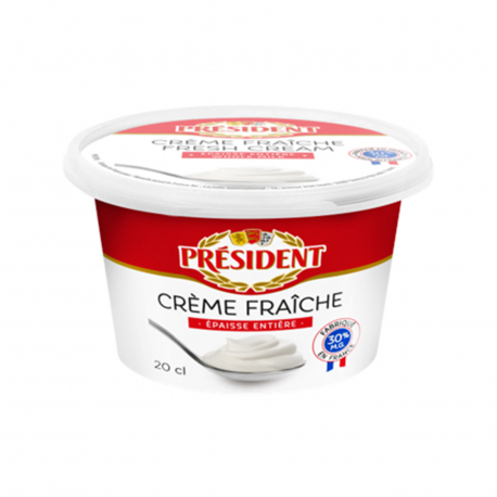 President κρέμα γάλακτος φρέσκια creme fraiche (200ml)