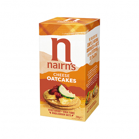 Nairn's κράκερ τυριού - χωρίς προσθήκη ζάχαρης, vegetarian, προϊόντα που μας ξεχωρίζουν (200g)