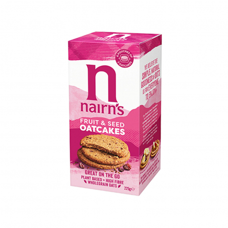 Nairn's κράκερς oatcakes fruit and seed - vegan (225g)