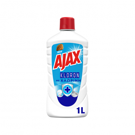 Ajax υγρό καθαριστικό πατώματος kloron fresh (1000ml)