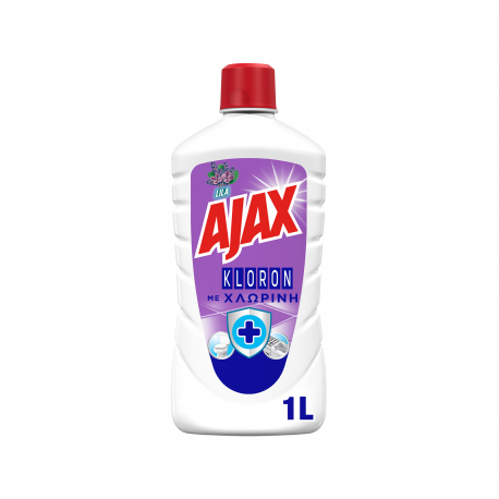 Ajax υγρό καθαριστικό πατώματος kloron lila (1lt)