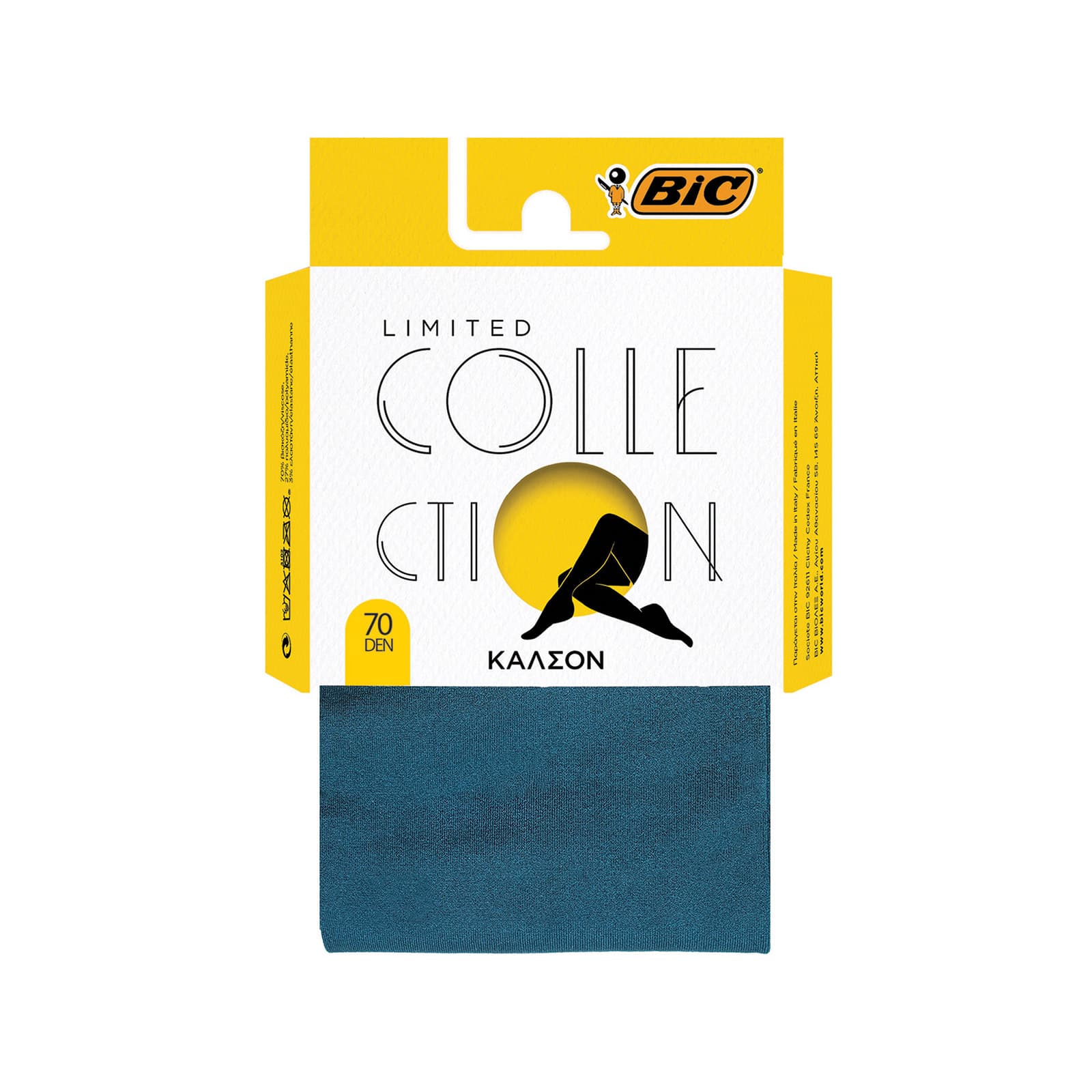 Bic Limited Collection καλσόν medium / nano , πετρολ 70den εικόνα 1