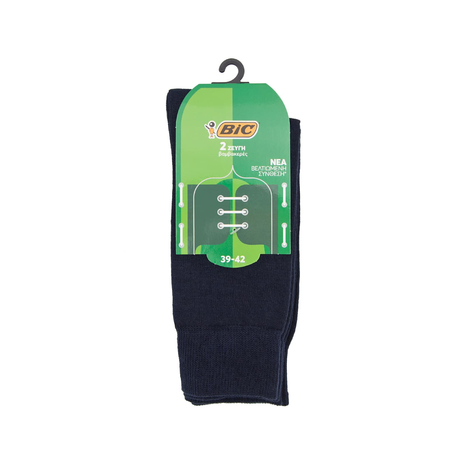 Bic Atri κάλτσα βαμβακερή μπλε / Nο. 39- 42 / 2 ζεύγη εικόνα 1