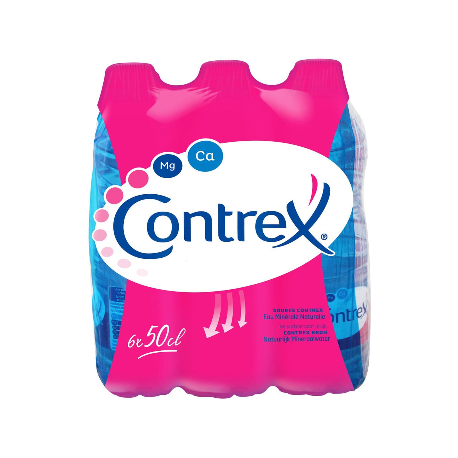 Contrex φυσικό μεταλλικό νερό 6x500ml εικόνα 1